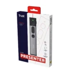Trust Presenter Kazun 23333 με Κόκκινο Laser και Πλήκτρα Slideshow σε Γκρι Χρώμα