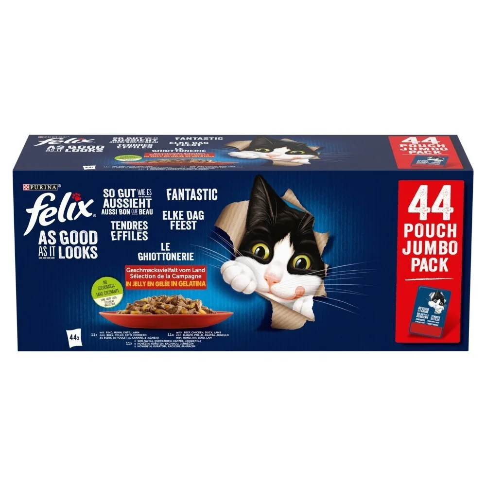 20240621123835_purina_fantastic_mix_ygri_trofi_gia_eniliki_gata_me_vodino_choris_glouteni_44x85gr_186157 Felix Υγρή Τροφή για Ενήλικες Γάτες σε Φακελάκι με Βοδινό χωρίς Γλουτένη 44x85gr 186157 - Image 1