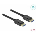 DeLock Cable DisplayPort male - DisplayPort male 2m Μαύρο