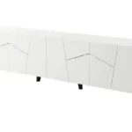 Έπιπλο Τηλεόρασης Λευκό ματ Μ200xΠ42xΥ52cm