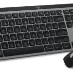 Logitech MX Keys S Ασύρματο Bluetooth Σετ Πληκτρολόγιο & Ποντίκι Αγγλικό US Συμβατό με Mac Γκρι