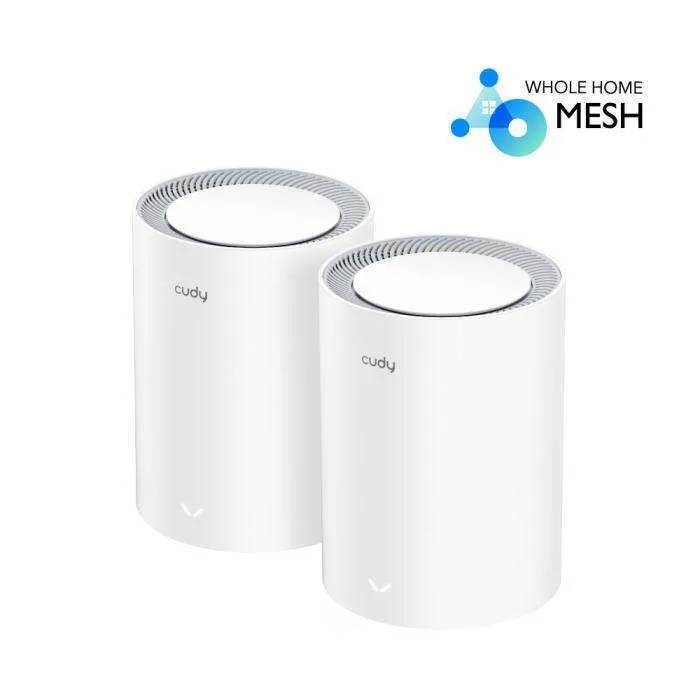 Cudy M3000 v2 WiFi Mesh Network Access Point Wi‑Fi 6 Dual Band (2.4 & 5GHz) σε Διπλό Kit Λευκό - Image 1