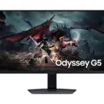Samsung Odyssey G5 G50D IPS HDR Gaming Monitor 27" QHD 2560x1440 180Hz με Χρόνο Απόκρισης 1ms GTG