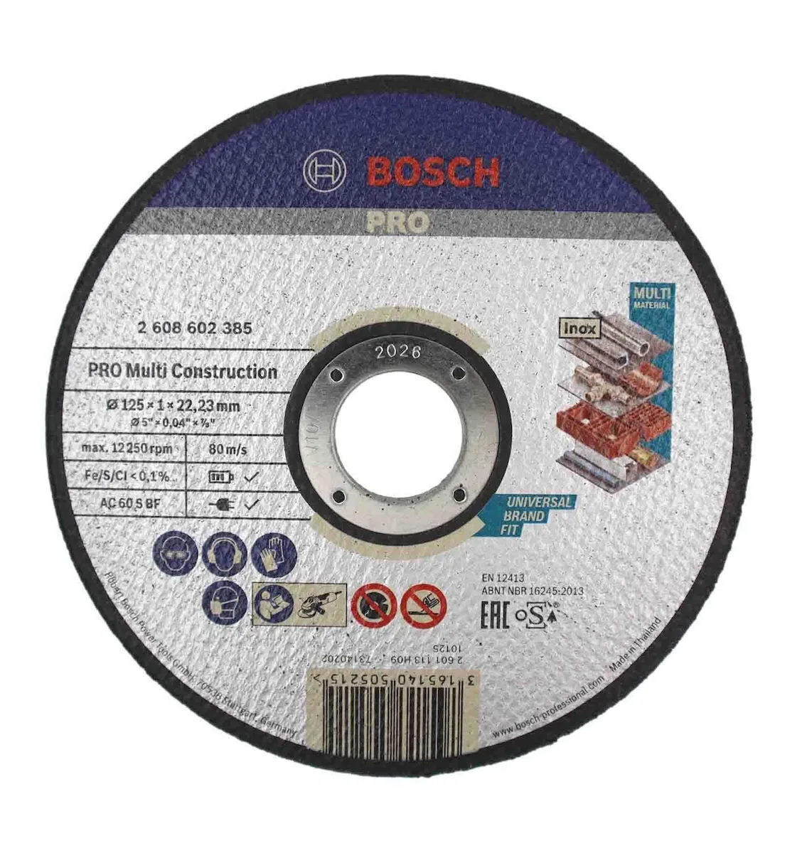 20240703165731_bosch_diskos_kopis_pollaplon_efarmogon_rapido_125x1mm_2608602385_1tmch Bosch Δίσκος Κοπής Μετάλλου 125mm 2608602385 - Image 1