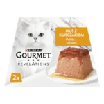 Gourmet Revelations Υγρή Τροφή για Ενήλικες Γάτες σε Ταψάκι με Κοτόπουλο 2x57gr