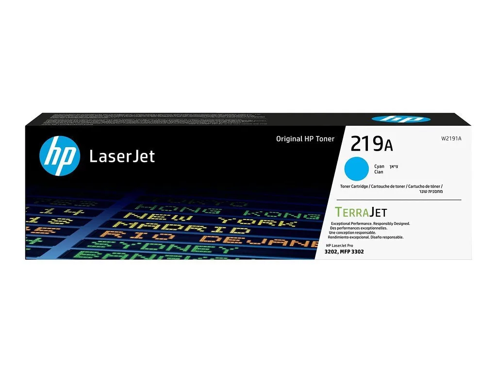 HP 219A Γνήσιο Toner Laser Εκτυπωτή Κυανό 1200 Σελίδων (W2191A) - Image 1