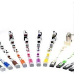 Κλειδαριά Θυρών Smartkeeper Basic "lan Cable" Lock Yellow 5 Pcs.+key
