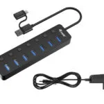 Equip USB 3.0 Hub 7 Θυρών με σύνδεση USB-A / USB-C (128965)