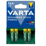 Varta Rechargeable Accu Επαναφορτιζόμενες Μπαταρίες AAA Ni-MH 1000mAh 1.2V 4τμχ