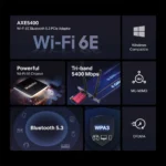 Mercusys MA86XE v2 Ασύρματη Κάρτα Δικτύου Wi‑Fi 6E PCI-e