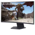 LG UltraGear 27GS60QC-B VA HDR Curved Gaming Monitor 27" QHD 2560x1440 180Hz με Χρόνο Απόκρισης 1ms GTG