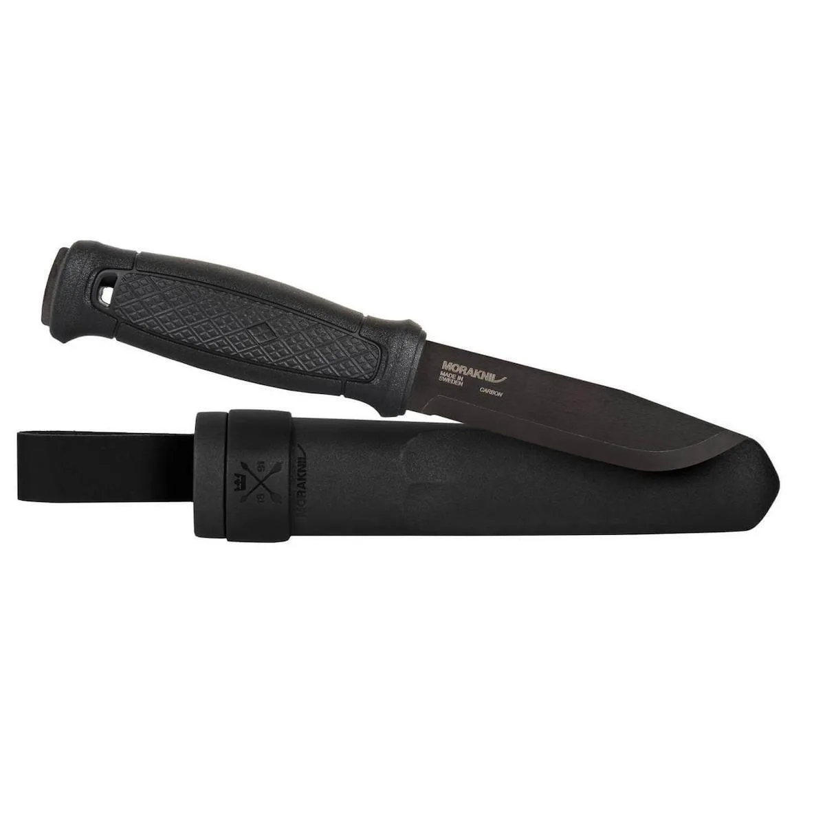 20240705161546_morakniv_machairi_mayro_me_lama_apo_atsali_se_thiki_13716 Morakniv Garberg BlackBlade (C) Μαχαίρι Garberg Black σε Θήκη 13716 - Image 1
