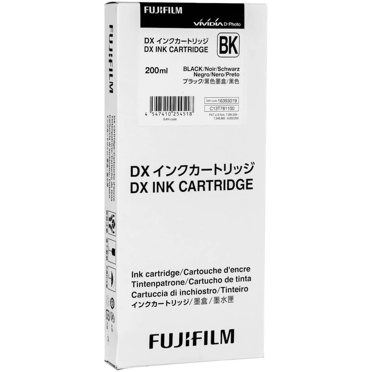 20240705162230_fujifilm_dx_black_200ml_70100111585 Fujifilm DX Black 200ml Γνήσιο Μελάνι Εκτυπωτή InkJet Μαύρο (70100111585) - Image 1