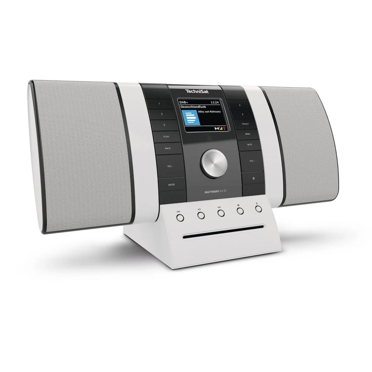 Technisat Multyradio 4.0 SE Επιτραπέζιο Ραδιόφωνο Ρεύματος DAB+ με Bluetooth και USB Ασημί - Image 1