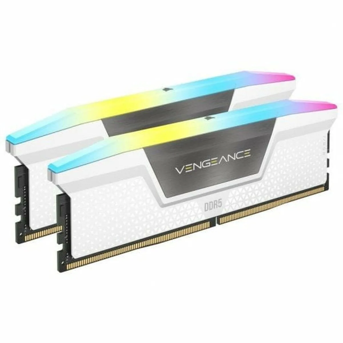 Corsair Vengeance RGB XMP DDR5 32GB RAM με 2x16GB Modules και Ταχύτητα 6000 για Desktop CMH32GX5M2E6000C36W - Image 1