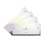 Corsair Dominator Titanium RGB XMP White DDR5 64GB RAM με 4x16GB Modules και Ταχύτητα 6000 για Desktop CMP64GX5M4B6000C36W