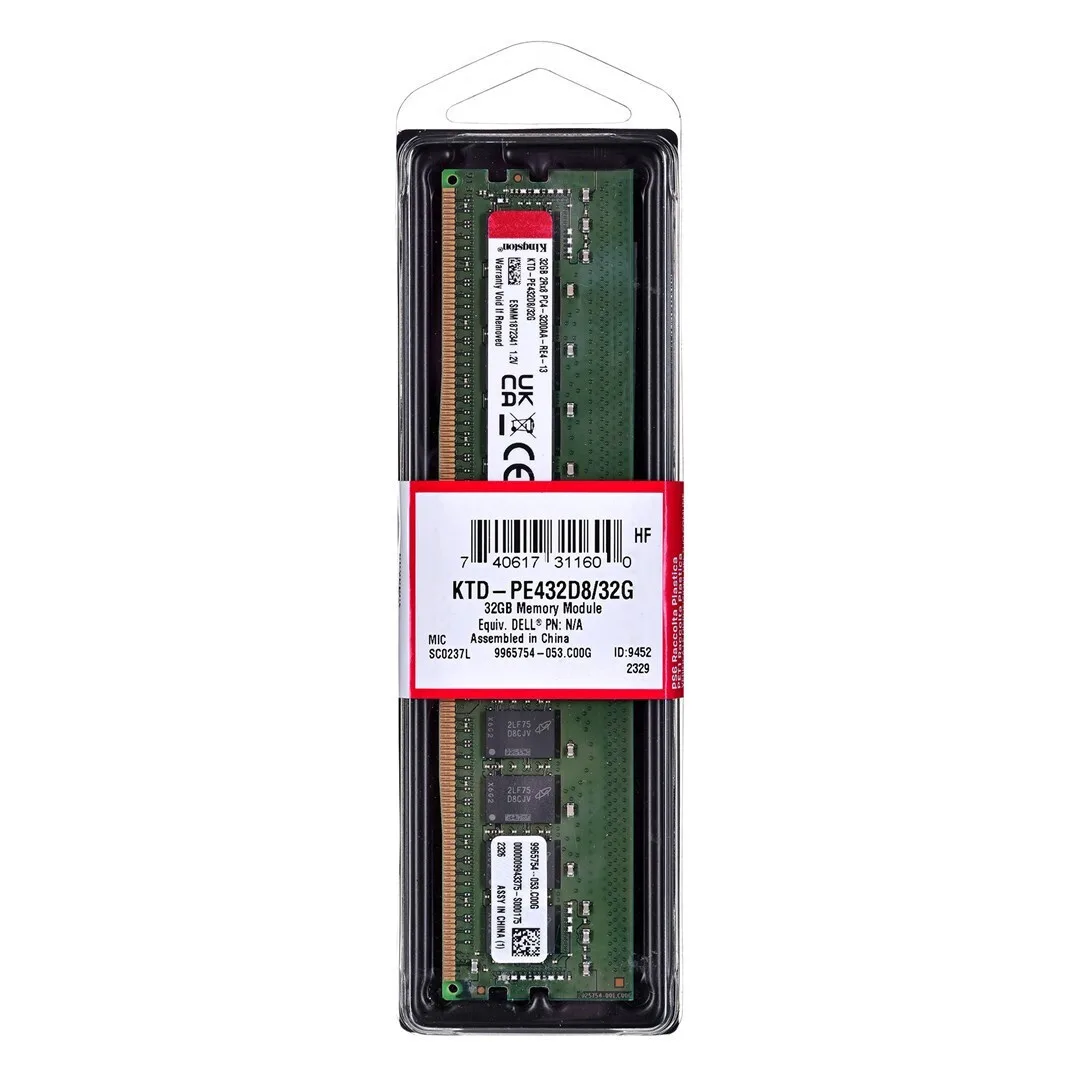 20240708171215_ddb666ab Kingston DDR4 με Module 1x32GB και Ταχύτητα 3200 για Server KTD-PE432D8/32G - Image 1