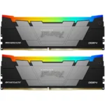 Kingston Fury Renegade Rgb DDR4 16GB RAM με 2x8GB Modules και Ταχύτητα 3200 για Desktop KF432C16RB2AK2/16