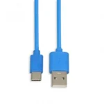 iBox Regular USB 2.0 Cable USB-C male - USB-A male Μπλε 1m (IKUMTCB)