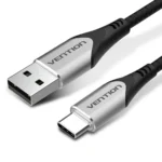 Vention USB 2.0 Cable USB-C male - USB-A Γκρι 1m (056507)