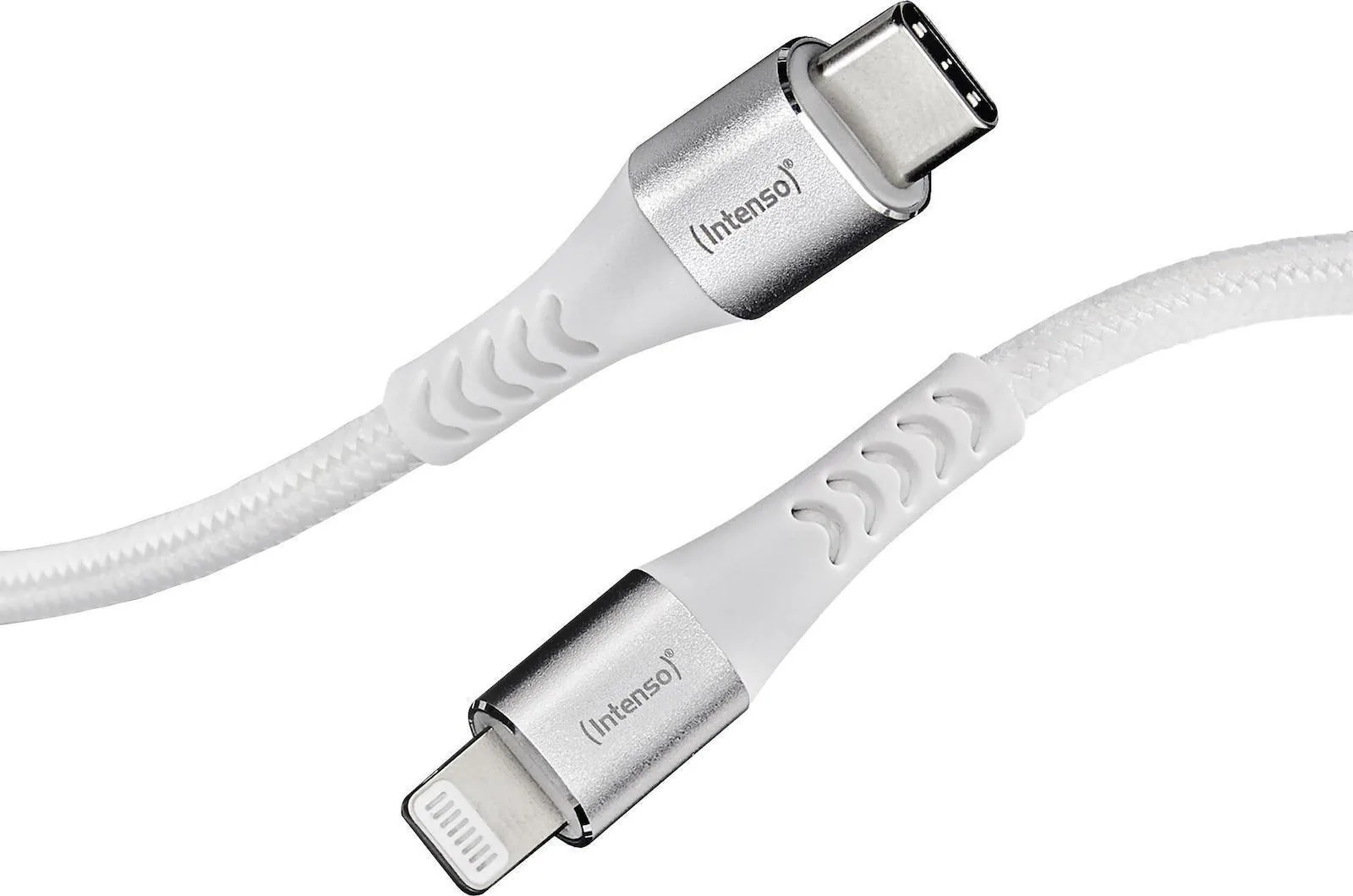 Intenso C315L Braided USB-C to Lightning Cable 60W Λευκό 1.5m (7902002) - Image 1