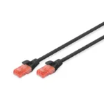 Digitus U/UTP Cat.6 Καλώδιο Δικτύου Ethernet 2m Μαύρο 1τμχ DK-1617-020/BL