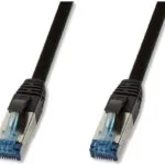 LogiLink S/FTP Cat.6a Καλώδιο Δικτύου Ethernet 10m Μαύρο 1τμχ CQ6095S
