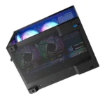 Modecom Panorama ARGB 5F Gaming Midi Tower Κουτί Υπολογιστή με Πλαϊνό Παράθυρο Μαύρο
