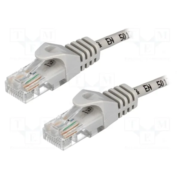 20240710133657_3a1b8c66 LogiLink U/UTP Cat.5 Καλώδιο Δικτύου Ethernet 0.5m Γκρι 1τμχ CP1022U - Image 1