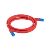 Lanberg S/FTP Cat.6a Καλώδιο Δικτύου Ethernet 1m Κόκκινο 1τμχ PCF6A-10CC-0100-R