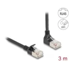 DeLock S/FTP Cat.6a Καλώδιο Δικτύου Ethernet 3m Μαύρο 1τμχ 80289