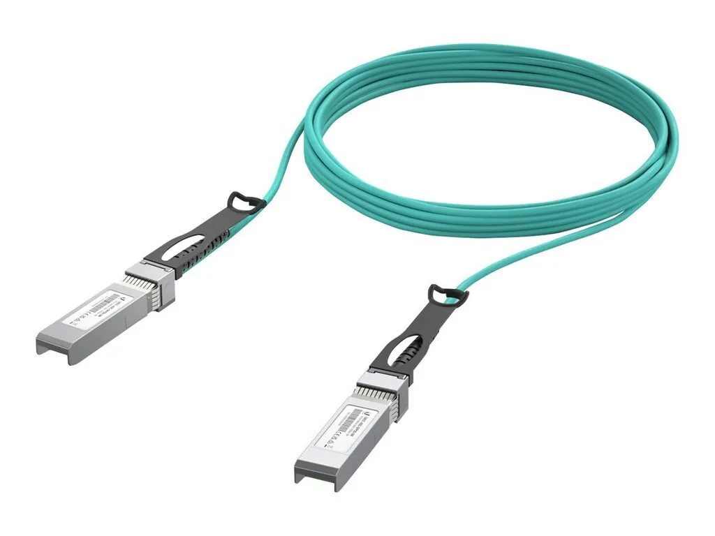 Ubiquiti Καλώδιο Οπτικής Ίνας SFP+ 5m Τιρκουάζ 1τμχ UACC-AOC-SFP28-5M - Image 1