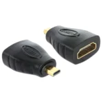 DeLock Μετατροπέας micro HDMI male σε HDMI female 1τμχ 65242