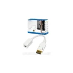 LogiLink Μετατροπέας DisplayPort male σε mini DisplayPort female Λευκό 1τμχ CV0040