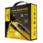 Cablexpert Active Optical HDMI 2.0 Cable HDMI male - HDMI male 20m Μαύρο CCBP-HDMI-AOC-20M-02