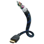 Inakustik HDMI 2.1 Cable HDMI male - HDMI male 2m Χρυσό 00423520
