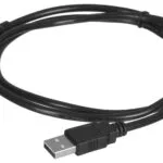 Lanberg USB 2.0 Cable USB-A male - USB-B male Μαύρο 1m (CA-USBA-11CC-0010-BK)