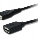 Unitek USB 2.0 Cable USB-A male - USB-A female Μαύρο 5m YC418GBK