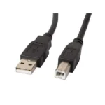Lanberg USB 2.0 Cable USB-A male - USB-B male 1.8m (CA-USBA-10CC-0018-BK)