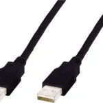 Digitus USB 2.0 Cable USB-A male - USB-A male Μαύρο 1m (AK-300101-010-S)