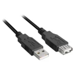 Sharkoon USB 2.0 Cable USB-A male - USB-A female 1m