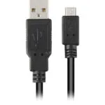 Sharkoon Regular USB 2.0 to micro USB Cable Μαύρο 0.5m