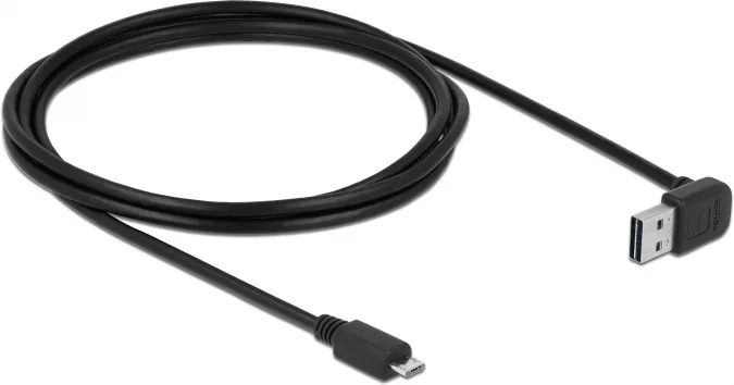 20240710154958_05ae1e12 DeLock Angle (90°) USB 2.0 to micro USB Cable Μαύρο 1m (83535) - Image 1