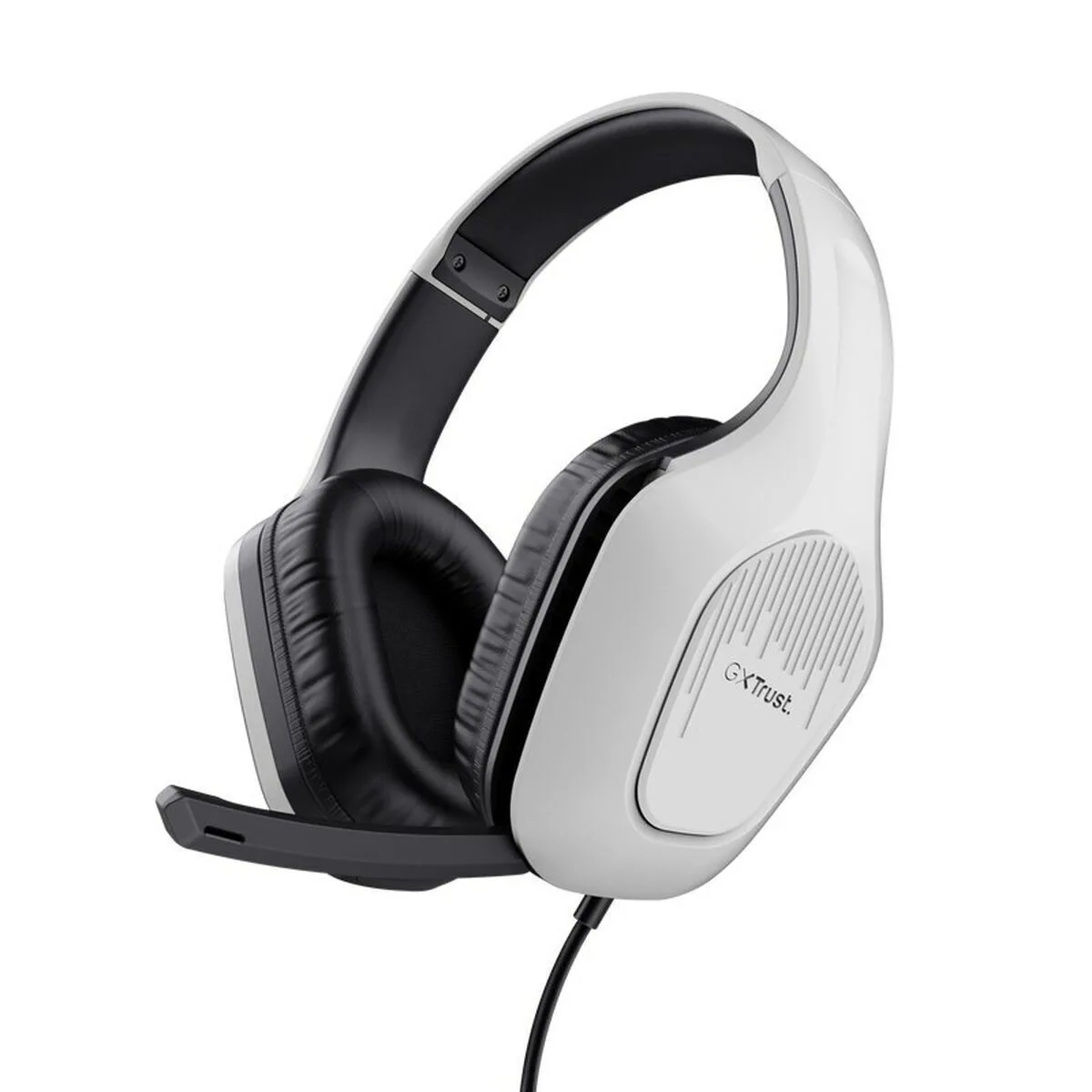 Trust GXT 415W Zirox Over Ear Gaming Headset με σύνδεση 3.5mm Λευκό - Image 1