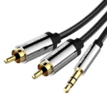Vention Καλώδιο 3.5mm male - 3.5mm male Μαύρο 2m (056461)