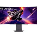 LG Ultragear Ultrawide OLED Curved Gaming Monitor 45" QHD 3440x1440 240Hz με Χρόνο Απόκρισης 0.03ms GTG