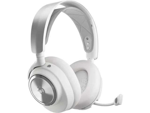 20240710165226_steelseries_arctis_nova_pro_asyrmato_over_ear_gaming_headset_me_syndesi_bluetooth_usb_leyko SteelSeries Arctis Nova Pro Ασύρματο Over Ear Gaming Headset με σύνδεση Bluetooth / USB Λευκό - Image 1