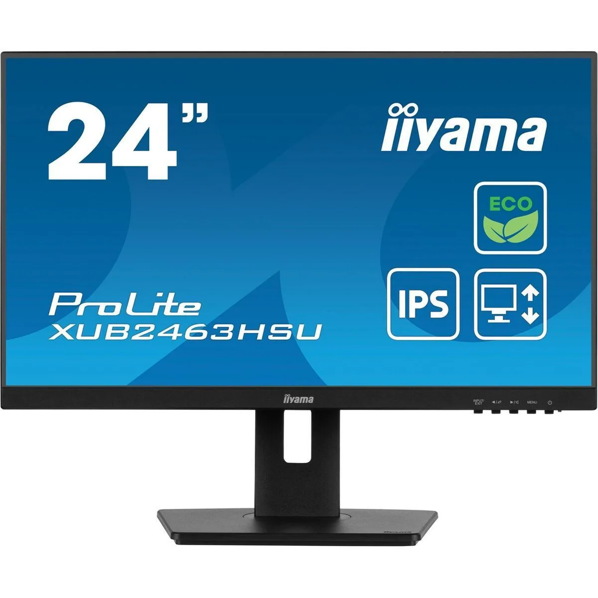 Iiyama XUB2463HSU-B1 IPS Monitor 23.8" FHD 1920x1080 με Χρόνο Απόκρισης 3ms GTG - Image 1