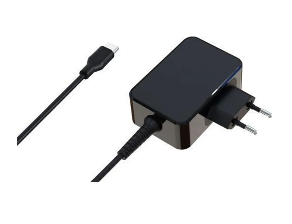 LC-Power USB-C Universal Φορτιστής Laptop 65W 20V 3.25A με Αποσπώμενο Καλώδιο Τροφοδοσίας LC-NB-GAN-65-C - Image 1