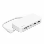 Belkin USB 3.2 Hub 3 Θυρών με σύνδεση USB-C Λευκό (6642)